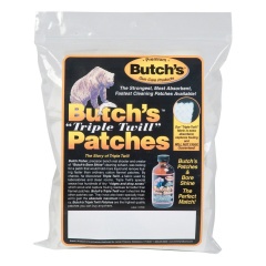 Патч-салфетка хлопковый для чистки оружия Butch's 02911 | Кал. 12-20 | 75х75 мм 300 шт
