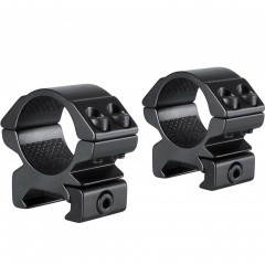 Кольца для прицела Hawke Match (22112) D=25.4 мм H=6 мм на Weaver | Низкий 2 шт