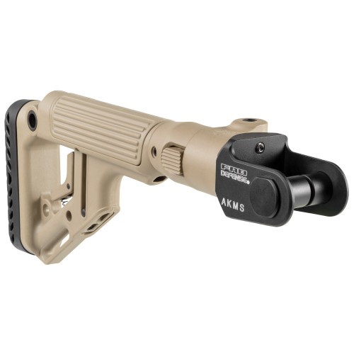 Приклад нетелескопический Fab Defense UAS-AKMS P для АКМС с упором для щеки Койот