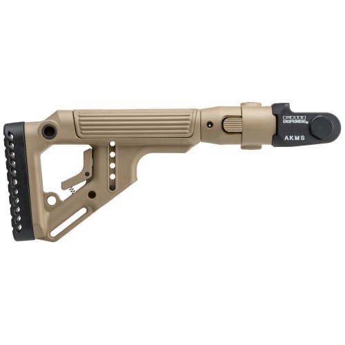 Приклад нетелескопический Fab Defense UAS-AKMS P для АКМС с упором для щеки Койот