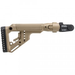 Приклад нетелескопический Fab Defense UAS-AKMS P для АКМС с упором для щеки Койот