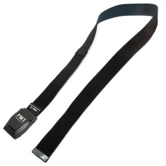 Ремень брючный PMX-15 с металлической застёжкой Чёрно-синий