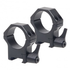 Кольца для прицела Contessa Alessandro (SPP01/A/SR) быстросъемные D=25.4 мм H=8 мм на Weaver | Низкий 2 шт