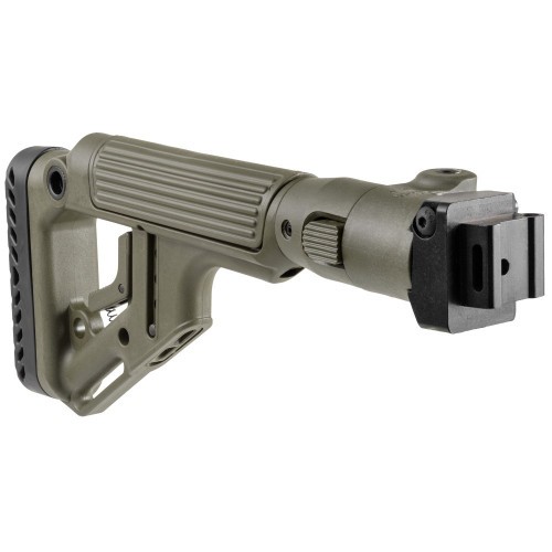 Приклад нетелескопический Fab Defense UAS-AKS P для АКС-74У с упором для щеки Зелёный