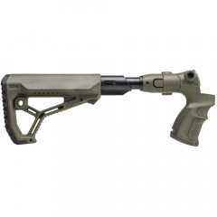 Приклад телескопический Fab Defense С-AGRF870 FK SB GL-CORE для Remington 870 с амортизатором Зелёный