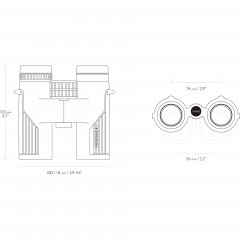 Бинокль Hawke Frontier HD X 10X32 WP (38007) Roof | BAK-4