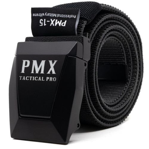 Ремень брючный PMX-15 с металлической застёжкой Тёмно-серый