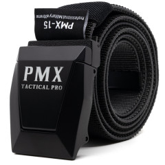 Ремень брючный PMX-15 с металлической застёжкой Тёмно-серый