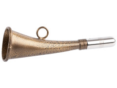 Горн охотничий PakiGorn из стали 16 cм Плоский