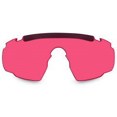 Линзы Wiley X Saber Advanced 306V для стрелковых очков Saber Advanced Розовые 50%