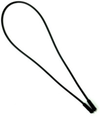Шнурок PMX для стрелковых очков из силикона 64,5 см Чёрный
