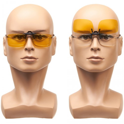 Противомоскитный комплект Guardgift А14В3М Polarized Жёлтые 89% без очков