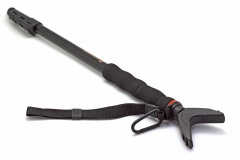 Опора телескопическая для оружия Vanguard Scout M62 1 нога 4 колена Черный