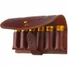 Подсумок поясной VEKTOR П-48 однорядный на 6 патронов 12 калибра Коричневый