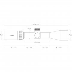 Прицел оптический Hawke Vantage 3-9X40 IR SFP FP WP (14220) Сетка Center Cross 30/30