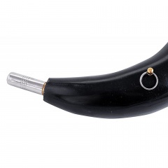 Горн охотничий PakiGorn из рога животного 40 см Изогнутый