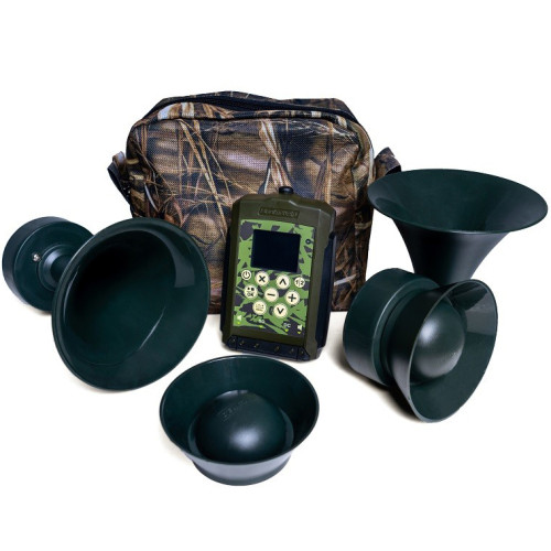 Электронный манок двухканальный Hunterhelp Pro 3М (TK-9RU - 2 шт, WI-FI, Карта, Чехол)