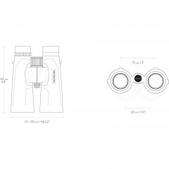Бинокль Hawke Nature Trek 10X50 WP (35104) Roof | BAK-4