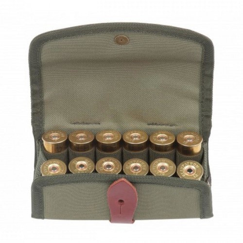 Подсумок поясной VEKTOR П-55 двухрядный на 12 патронов для 12,16,20 калибра Хаки