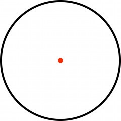 Прицел коллиматорный Target Optic 1X22 IR FP (TO-1-22M) Закрытый DOT 4 MOA