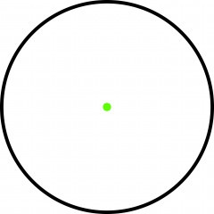 Прицел коллиматорный Target Optic 1X22 IR FP (TO-1-22M) Закрытый DOT 4 MOA
