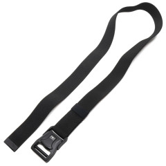 Ремень брючный PMX-16 с металлической застёжкой Чёрный