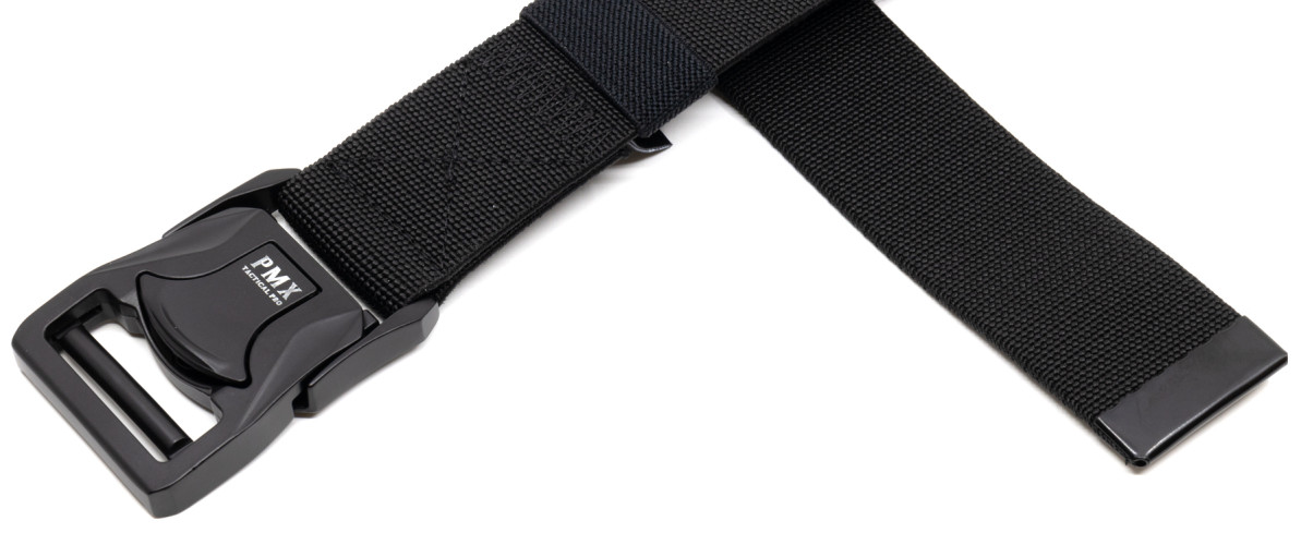 Ремень брючный PMX-16 с металлической застёжкой Чёрный