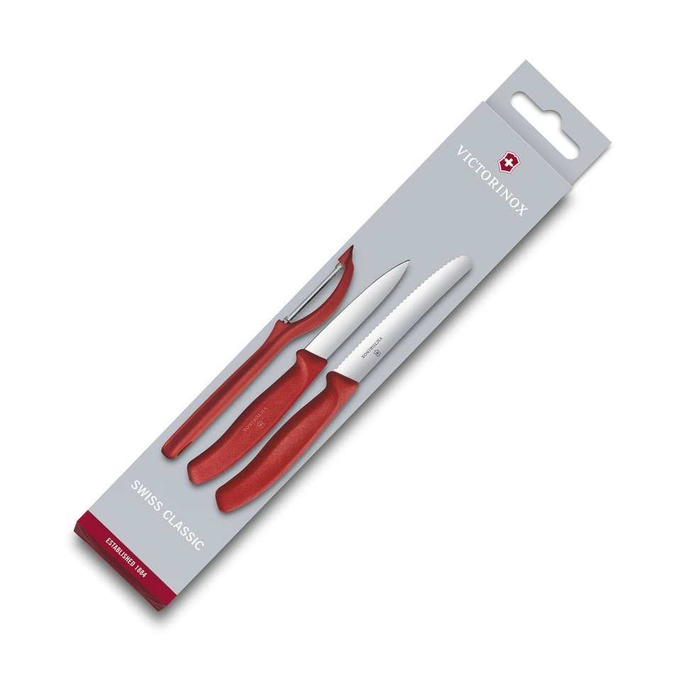 Набор ножей кухонных Victorinox Swiss Classic (6.7111.31) Красный ...