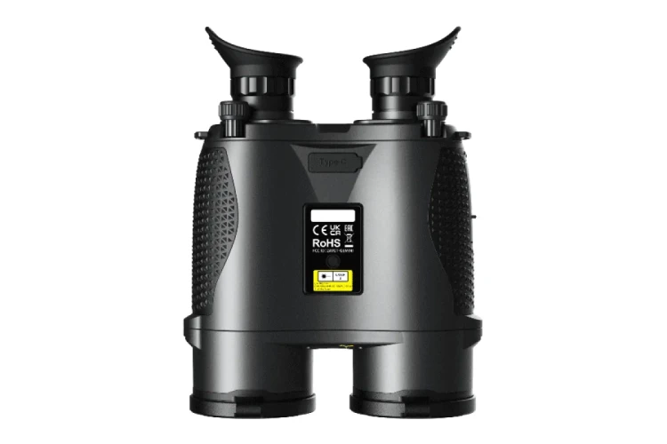 Бинокль тепловизионный гибридный iRay Gemini GEH 50R 4.1-16.4/3.8-15.2X50/35 S=640X512 / 1920X1080 Обнаружение 2600 м