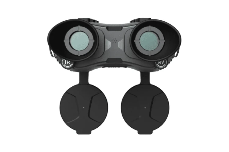 Бинокль тепловизионный гибридный iRay Gemini GEH 50R 4.1-16.4/3.8-15.2X50/35 S=640X512 / 1920X1080 Обнаружение 2600 м