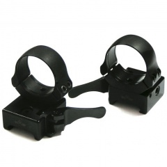 Кольца для прицела EAW Apel (365-70800) быстросъемные D=25.4 мм H=15 мм на Weaver | Высокий
