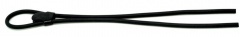 Шнурок для стрелковых очков из силикона премиум-класса 56 см Чёрный