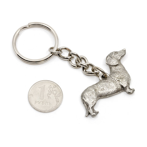 Брелок GG Harris Такса Олово