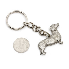 Брелок GG Harris Такса Олово