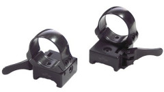 Кольца Apel 30мм на Picatinny быстросъемные, регулируемые рычаги, h=12мм, алюминиевый сплав