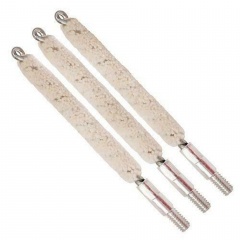 Ерш пуховка для чистки оружия Tipton Bore Mop 653568 для .22 - .25 калибра Папа 8/32 Хлопок 3 шт