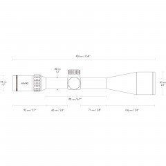 Прицел оптический Hawke Frontier 30 5-30X56 IR SFP SF WP (18441) Сетка Mil Pro