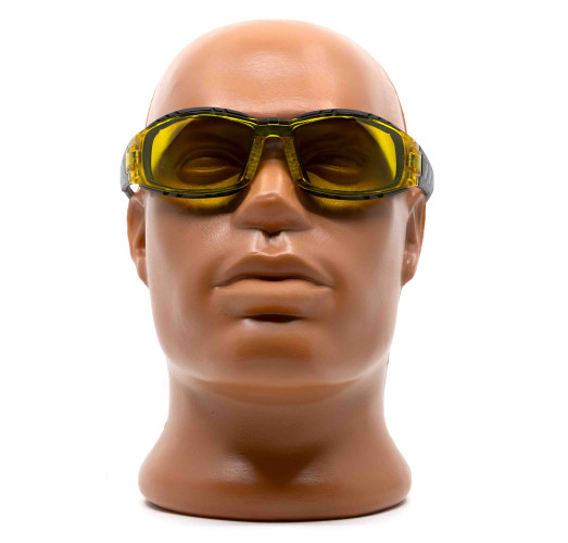 Очки баллистические стрелковые PMX Guard G-5030ST Anti-Fog Жёлтые 89%