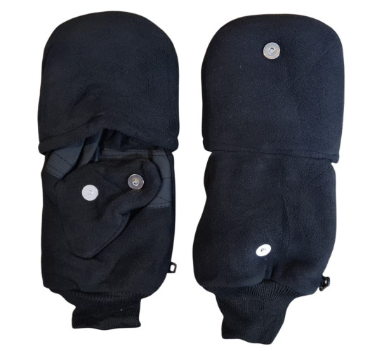 Рукавицы Стикхант Сибирь Про зимние флисовые трансформеры Черный