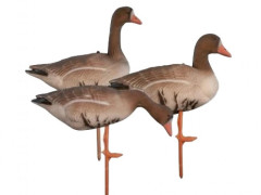Чучело гуся белолобого Birdland складное на опоре комплект 12 штук
