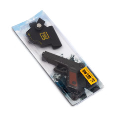 Брелок Microgun L Пистолет Glock 18C c вынимающимся магазином