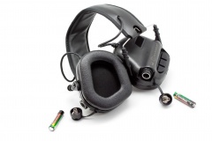 Наушники активные стрелковые Earmor Military Edition ME4 22-82 ДБ Чёрный