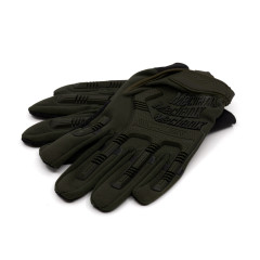 Перчатки тактические Outdoor Gloves Adventure полноразмерные прорезиненные Хаки