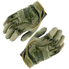 Перчатки тактические Outdoor Gloves Adventure полноразмерные прорезиненные Хаки