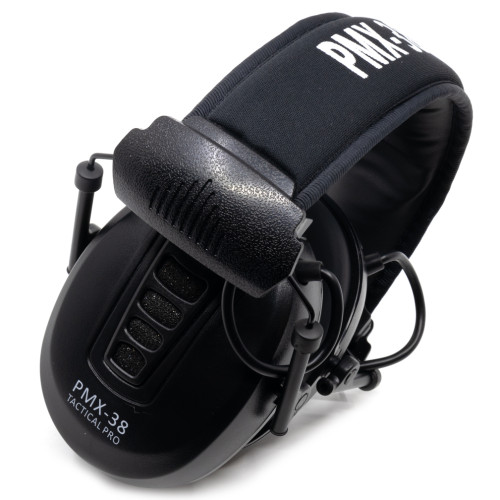 Наушники активные стрелковые PMX Tactical Pro PMX-38 Clandestine 28-85 ДБ Чёрный
