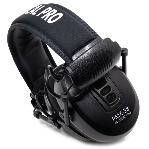 Наушники активные стрелковые PMX Tactical Pro PMX-38 Clandestine 28-85 ДБ Чёрный