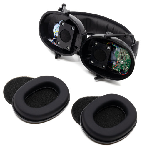 Наушники активные стрелковые PMX Tactical Pro PMX-38 Clandestine 28-85 ДБ Чёрный