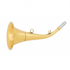 Горн охотничий PakiGorn из латуни 45 см Изогнутый