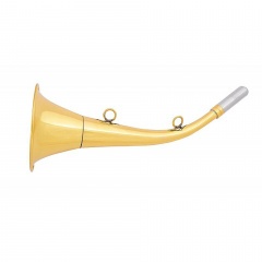 Горн охотничий PakiGorn из латуни 45 см Изогнутый