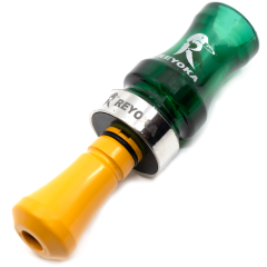 Манок духовой на утку крякву Reyoka Ordek Bir 1 лепесток Зелёный / Оранжевый